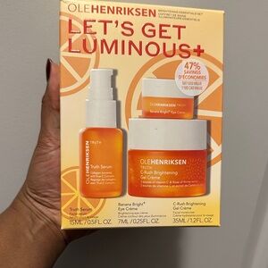 Ole Henriksen Let's Get Luminous Skincare Set - Orange and White